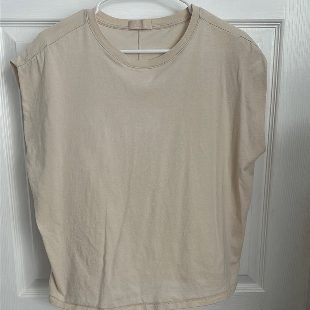 nuuds Cream Muscle Tee